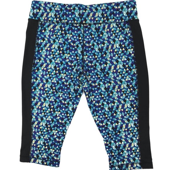 Rainbeau Print Workout Capri Legging XL - Picture 2 of 4